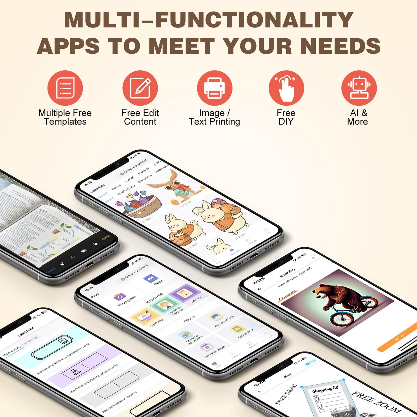 mini printer bluetooth can connect from phone and print pictures