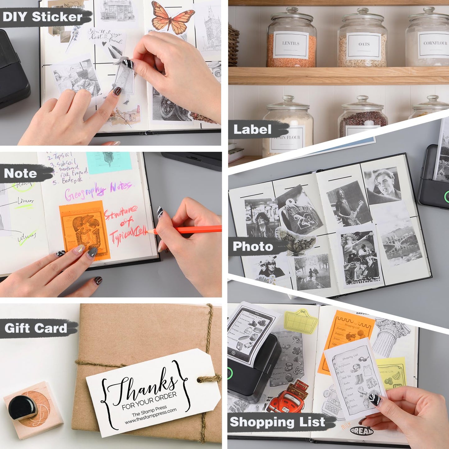 mini printer bluetooth can connect from phone and print pictures