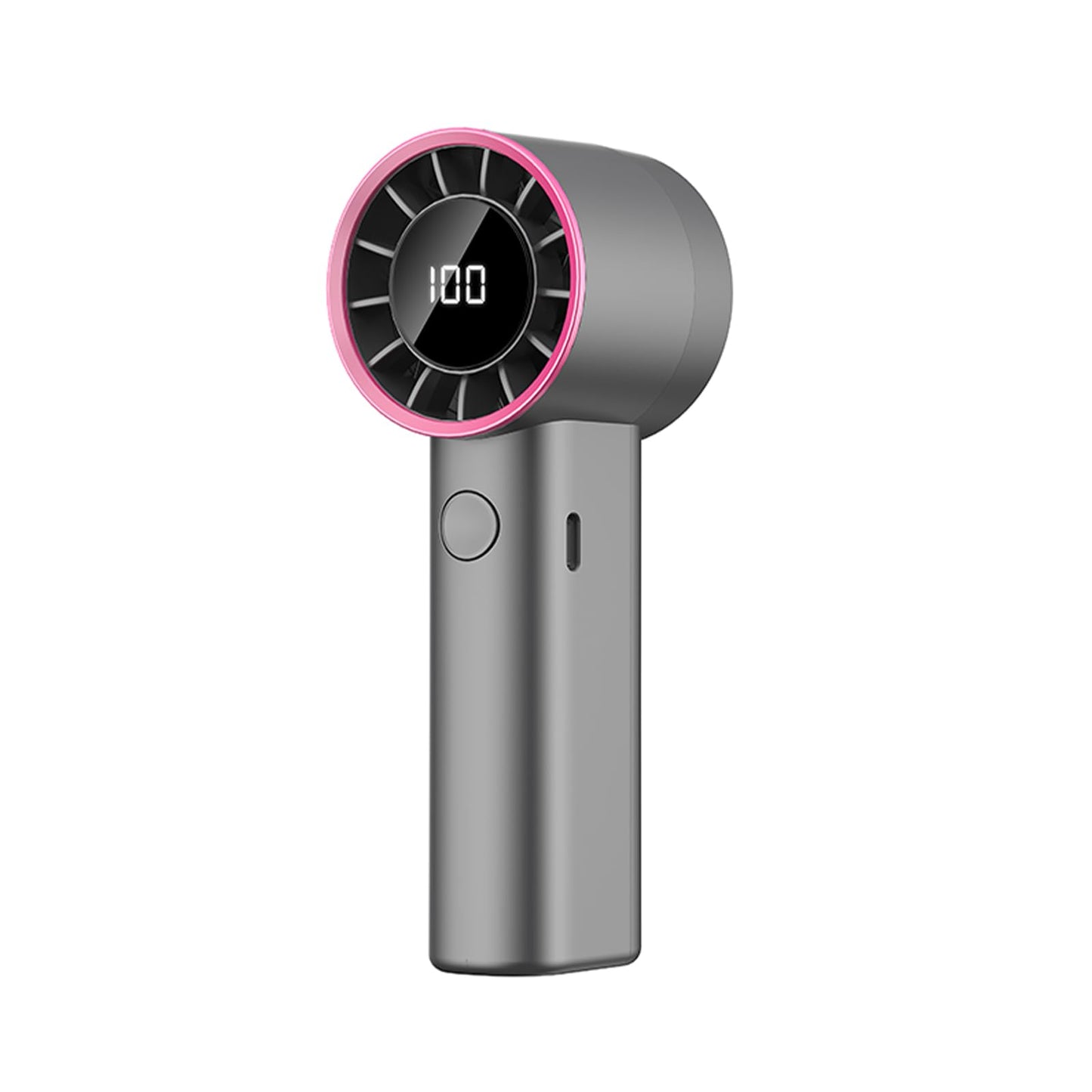 handheld mini fan with ice cooling 4 speeds adjustable personal fan