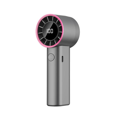 handheld mini fan with ice cooling 4 speeds adjustable personal fan