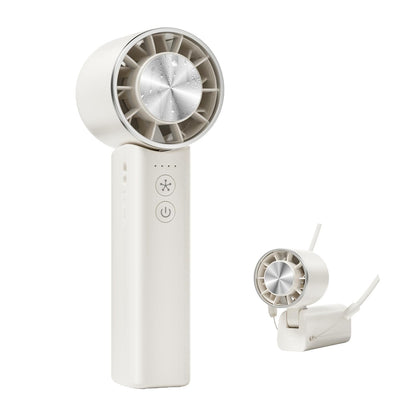 handheld mini fan with ice cooling 4 speeds adjustable personal fan