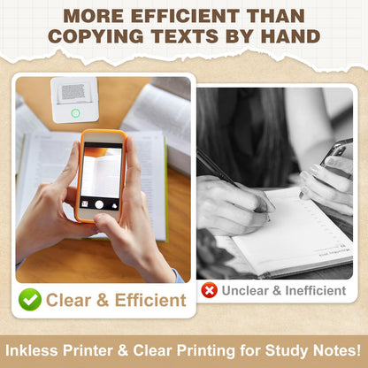 mini printer bluetooth can connect from phone and print pictures