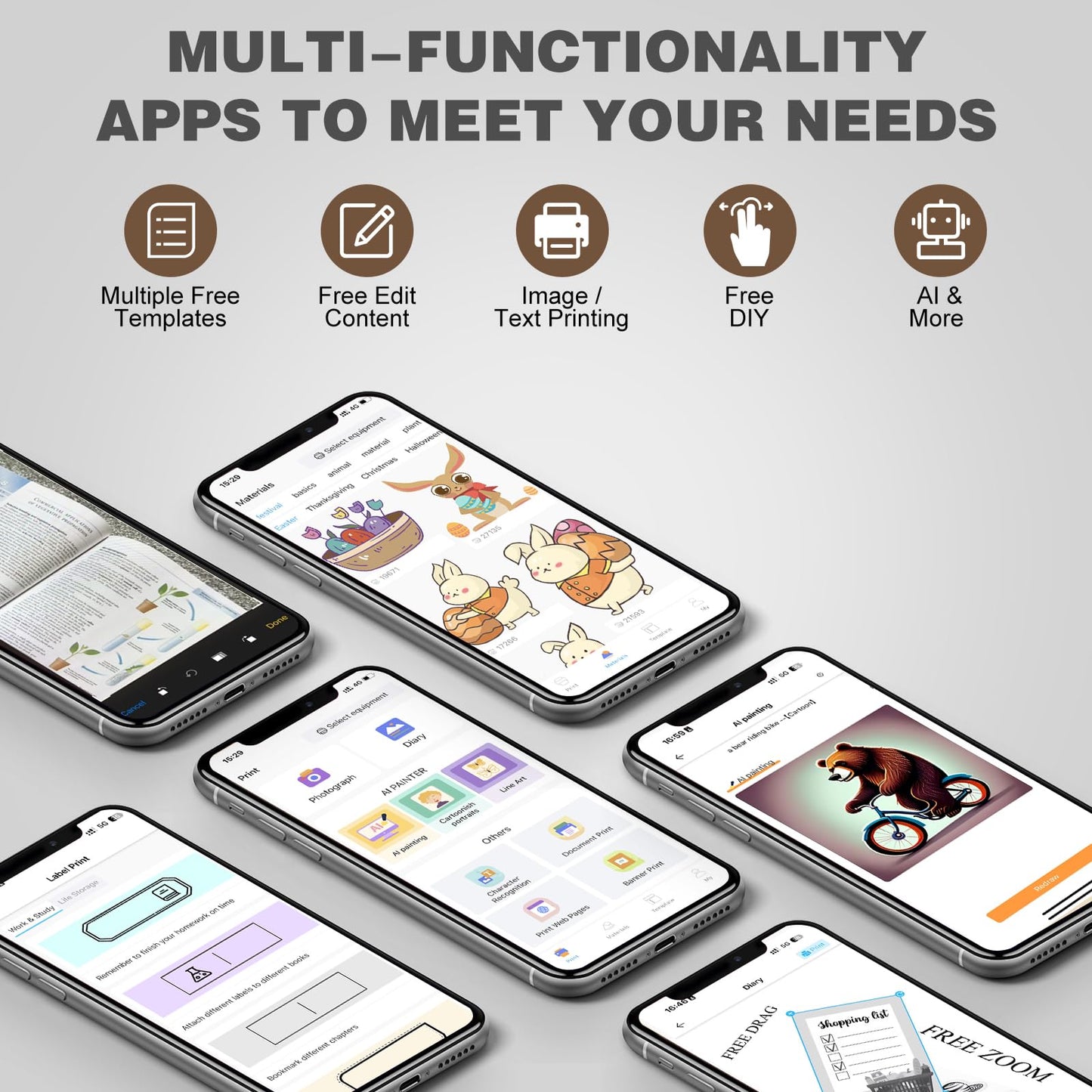mini printer bluetooth can connect from phone and print pictures