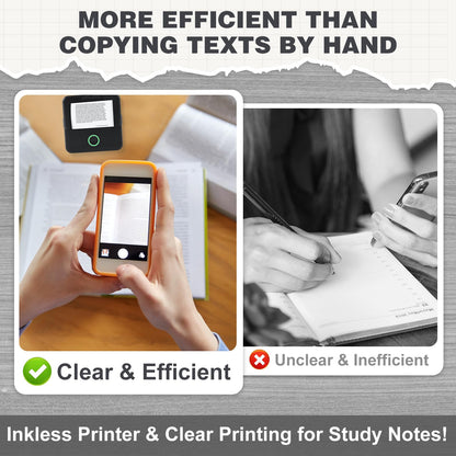 mini printer bluetooth can connect from phone and print pictures