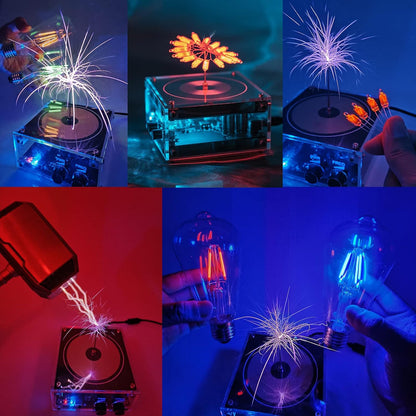 cool tesla coil musical speaker plasma storm cool desktop gadgets